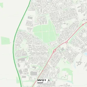 Corby NN18 9 Print Map Sector Corby NN18 9 Print Map Sector