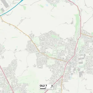 Oldham OL2 7 Print Map Sector Guide Oldham OL2 7 Print Map Sector Guide