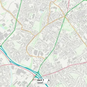 Oldham OL9 7 Print Map Sector Oldham OL9 7 Print Map Sector