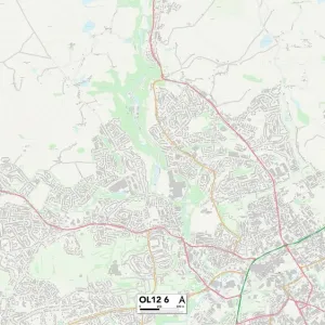 Rochdale OL12 6 Print Map Sector Plan Rochdale OL12 6 Print Map Sector Plan