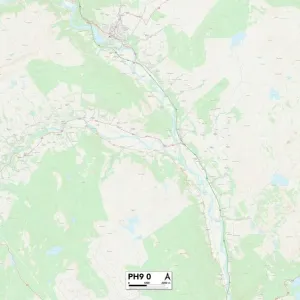 Perth and Kinross PH9 0 Map