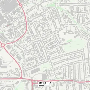 RM1 2 Print Map of Havering RM1 2 Area RM1 2 Print Map of Havering RM1 2 Area