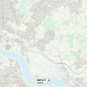 RM13 9 Print Map of Havering RM13 Sector RM13 9 Print Map of Havering RM13 Sector