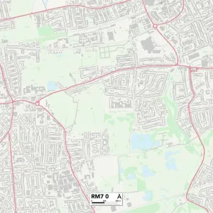 RM7 0 Print Map of Romford Area RM7 0 Print Map of Romford Area