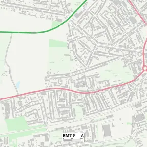RM7 9 Print Map of Havering Area RM7 9 Print Map of Havering Area