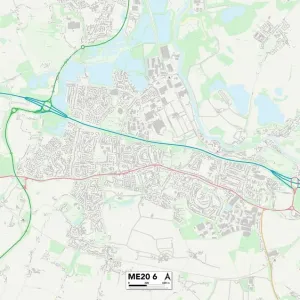 Tonbridge and Malling ME20 6 Print Map Sector Tonbridge and Malling ME20 6 Print Map Sector