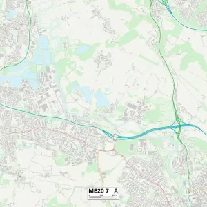 Tonbridge and Malling ME20 7 Print Map Sector Tonbridge and Malling ME20 7 Print Map Sector