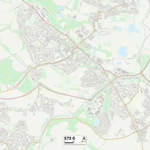 Barnsley S73 0 Print Map Sector Barnsley S73 0 Print Map Sector