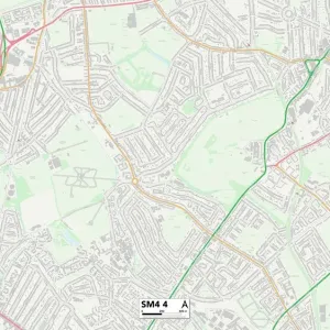 Merton SM4 4 Karte Merton SM4 4 Karte