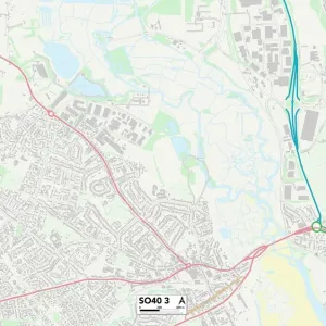 New Forest SO40 3 Map