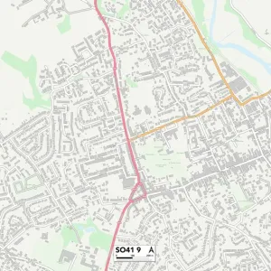 New Forest SO41 9 Map
