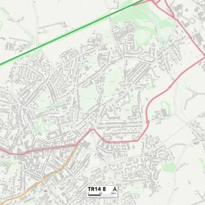 Cornwall TR14 8 Map Cornwall TR14 8 Map