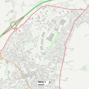 Cornwall TR15 1 Map