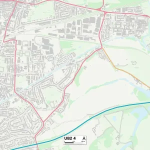 Ealing UB2 4 Print Map Sector Ealing UB2 4 Print Map Sector