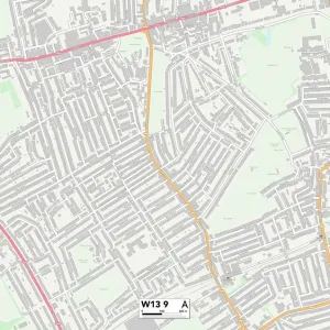 Ealing W13 9 Map Ealing W13 9 Map