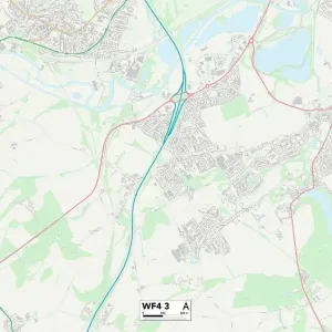 Wakefield WF4 3 Print Map Sector Wakefield WF4 3 Print Map Sector