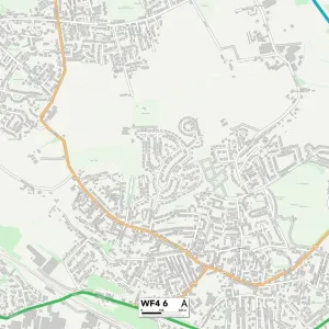 Wakefield WF4 6 Postcode Sector Print Map Wakefield WF4 6 Postcode Sector Print Map