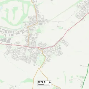 Wakefield WF7 5 Print Map Sector Wakefield WF7 5 Print Map Sector