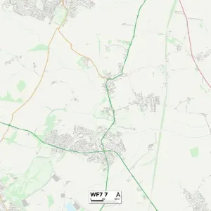 Wakefield WF7 7 Print Map Sector Wakefield WF7 7 Print Map Sector
