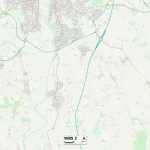 Worcester WR5 3 Postcode Sector Print Map Worcester WR5 3 Postcode Sector Print Map