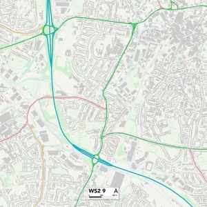 Walsall WS2 9 Map Walsall WS2 9 Map