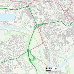 Preston PR1 8 Map