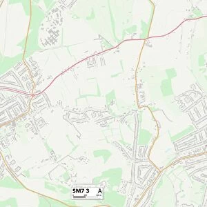 Reigate and Banstead SM7 3 Map