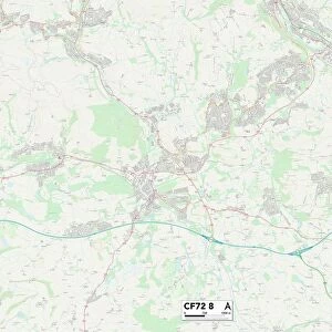 Rhondda Cynon Taf CF72 8 Map