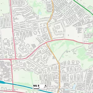 Salford M6 8 Map