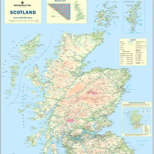 Scotland Fine Art Print Collection: Maps