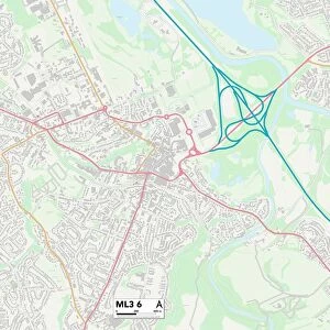 South Lanarkshire ML3 6 Map