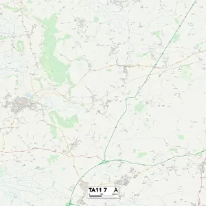 South Somerset TA11 7 Map