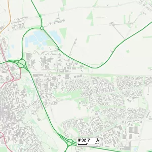St Edmundsbury IP32 7 Map