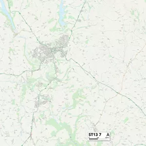 Staffordshire ST13 7 Map