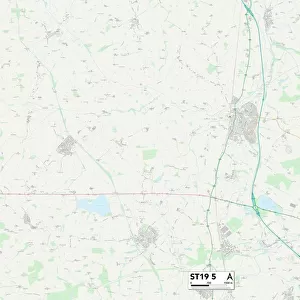 Staffordshire ST19 5 Map