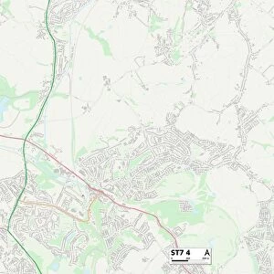 Staffordshire ST7 4 Map