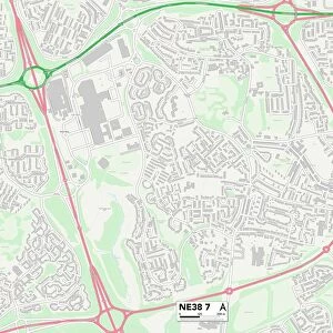 Sunderland NE38 7 Map