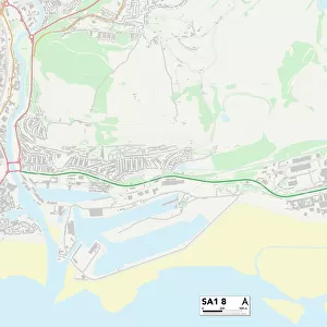 Swansea SA1 8 Map
