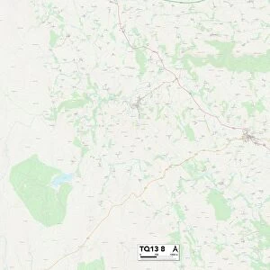 Teignbridge TQ13 8 Map