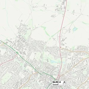 Tewkesbury GL50 4 Map