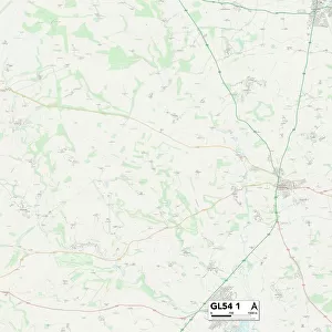 Tewkesbury GL54 1 Map