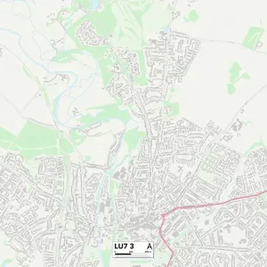 Central Bedfordshire LU7 3 Print Map Central Bedfordshire LU7 3 Print Map