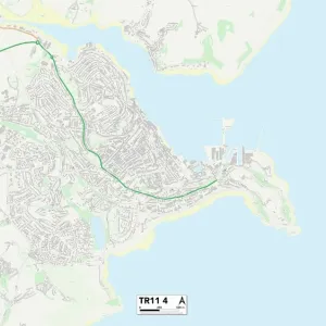 Cornwall TR11 4 Map