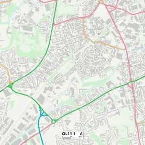 Rochdale OL11 1 Print Map Sector Rochdale OL11 1 Print Map Sector