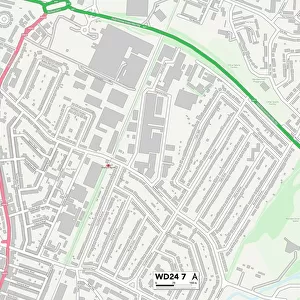 Watford WD24 7 Map