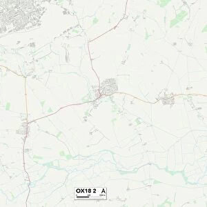 West Oxfordshire OX18 2 Map