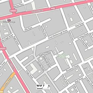 Westminster W1F 7 Map