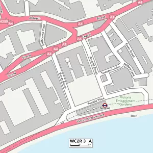 Postcode Sector Maps Collection: WC - London WC