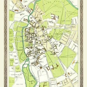 1898 Cambridge City Print - A detailed plan of the city 1898 Cambridge City Print - A detailed plan of the city