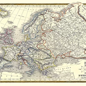 Maps of Europe Greetings Card Collection: Old Maps of Europe and Small Islands of Europe PORTFOLIO